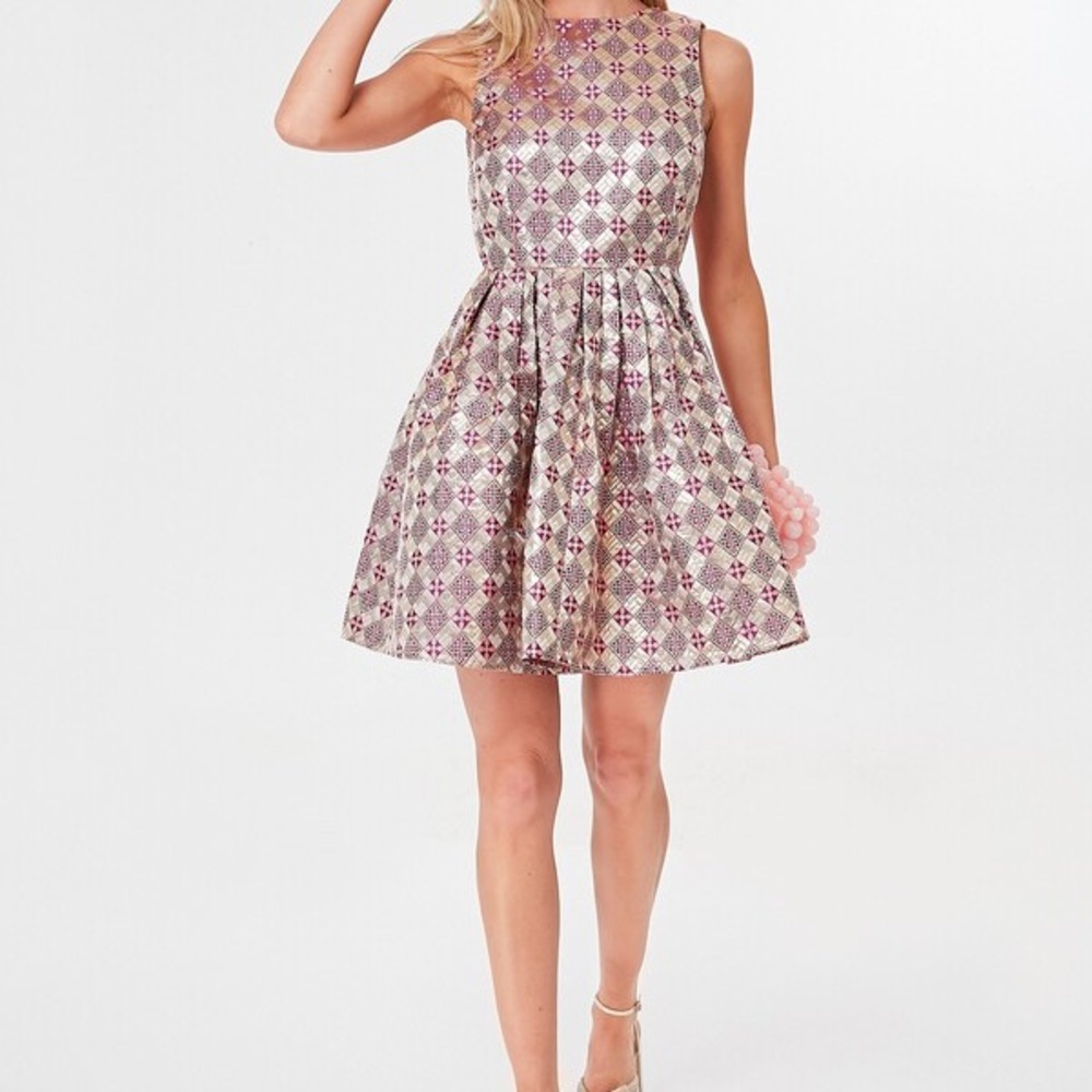 Tuckernuck Champagne Dreams Essie Dress - Size Small